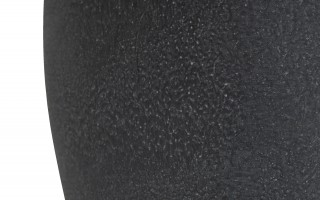 Wazon ceramiczny 30 cm szaro-złoty 179098