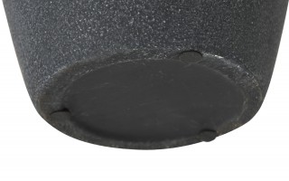 Wazon ceramiczny 38 cm szaro-złoty 179099