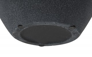 Wazon ceramiczny 27 cm szaro-złoty 179097