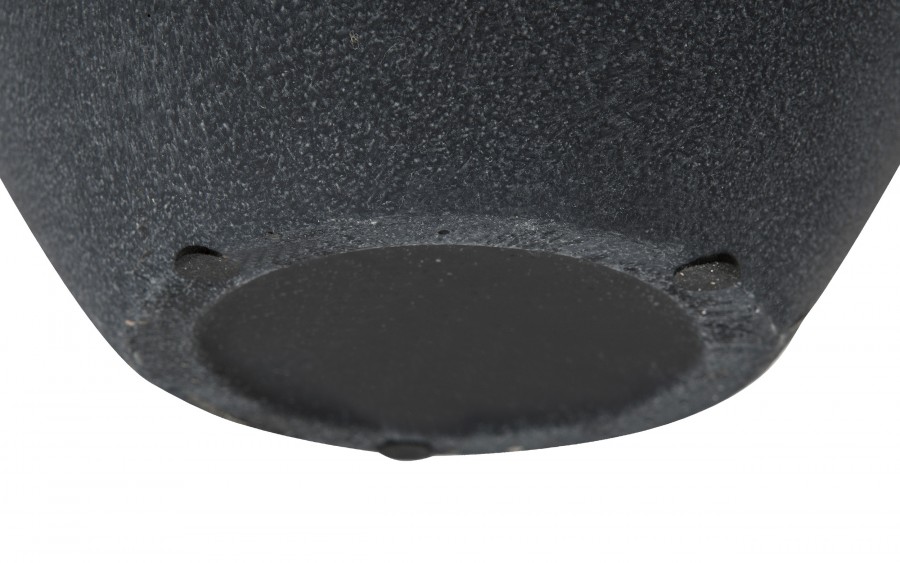 Wazon ceramiczny 27 cm szaro-złoty 179097