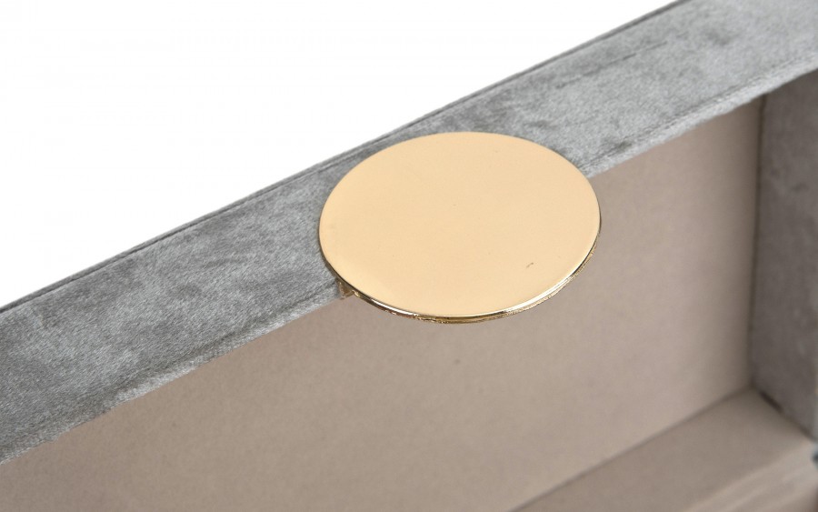 Szkatułka na biżuterię szara 144865