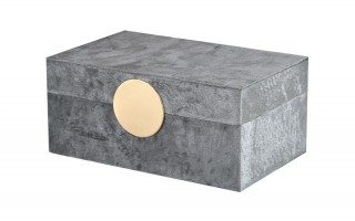 Szkatułka na biżuterię szara 144865