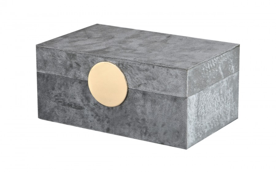 Szkatułka na biżuterię szara 144865