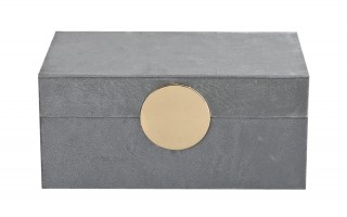 Szkatułka na biżuterię szara 144865