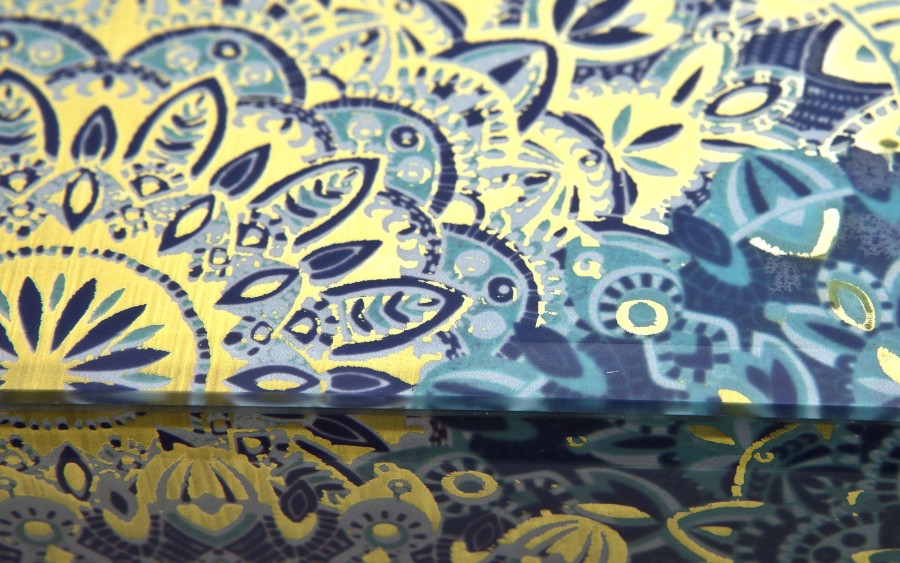 Szkatułka na biżuterię szklana niebieska 20x9,5x5,5 cm