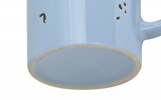 Kubek ceramiczny 320 ml Garnuszek niebiesko-biały