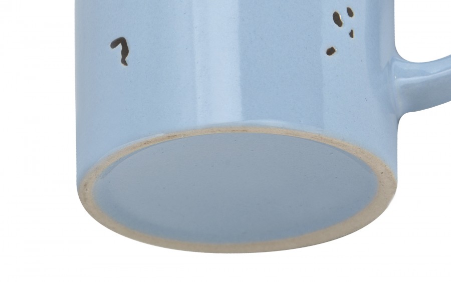 Kubek ceramiczny 320 ml Garnuszek niebiesko-biały