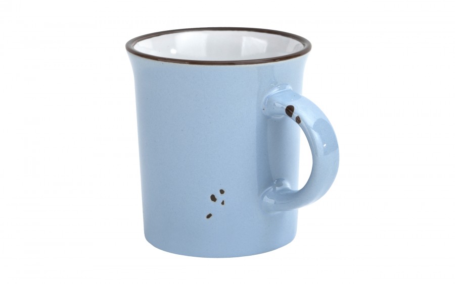 Kubek ceramiczny 320 ml Garnuszek niebiesko-biały