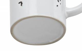 Kubek ceramiczny 320 ml Garnuszek biały