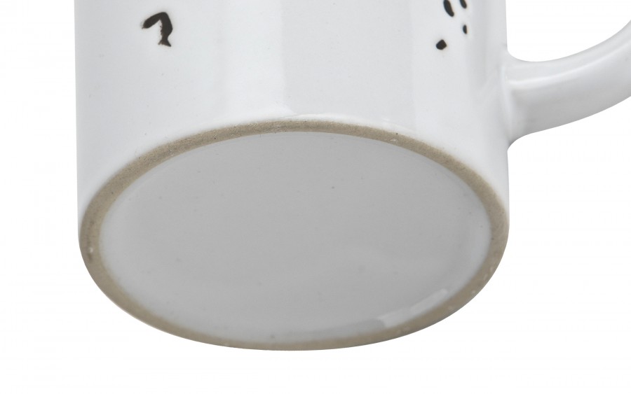 Kubek ceramiczny 320 ml Garnuszek biały