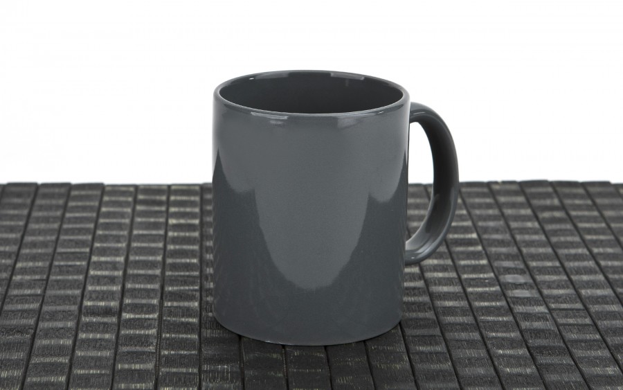 Kubek ceramiczny 300 ml ciemny szary