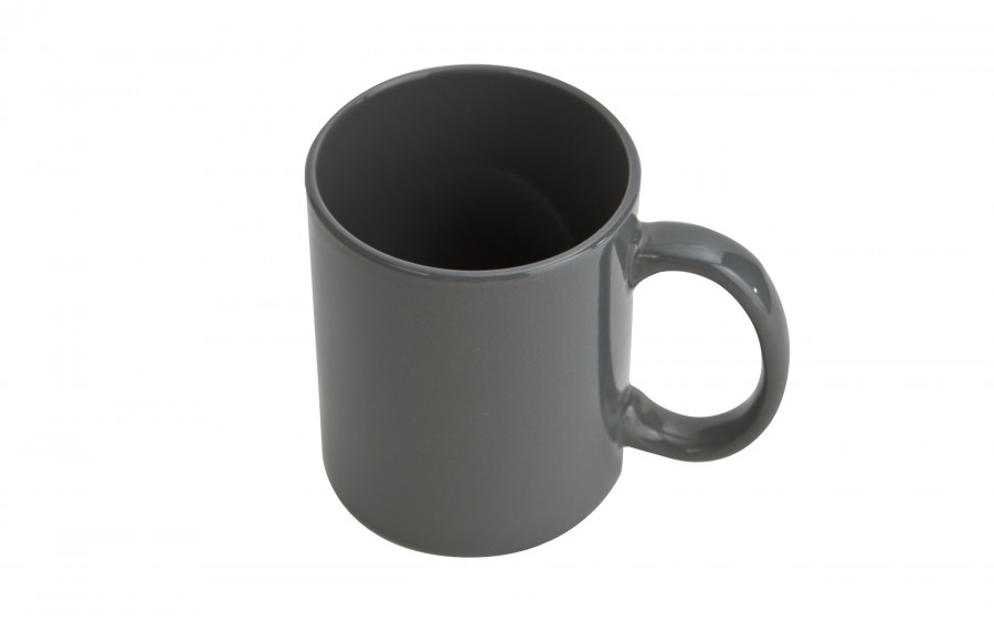 Kubek ceramiczny 300 ml ciemny szary