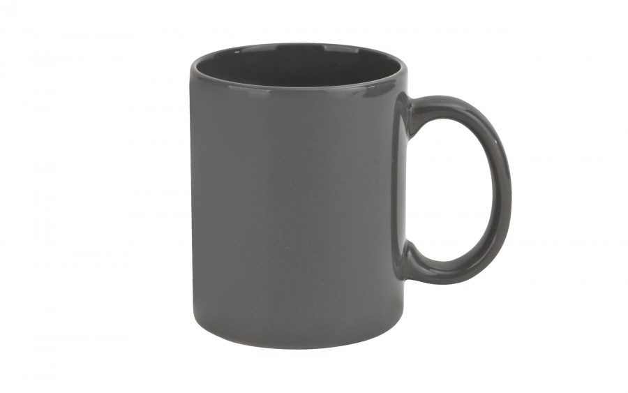 Kubek ceramiczny 300 ml ciemny szary