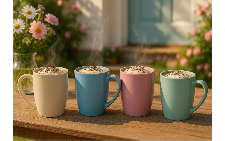 Kubek ceramiczny 300 ml miętowy