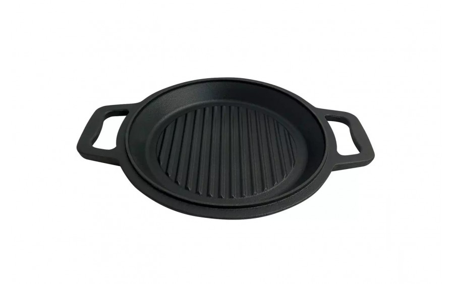 Kociołek żeliwny 8 L z patelnią KH1733