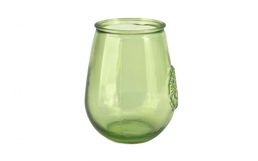 Szklanka do napojów 650 ml Balon zielona 2168 (DB22)