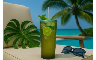 Szklanka do napojów 500 ml z pokrywką 2357