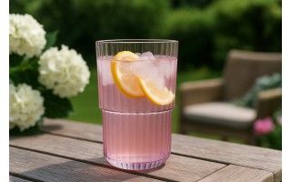 Szklanka nietłukąca 500 ml Linea różowa 10579