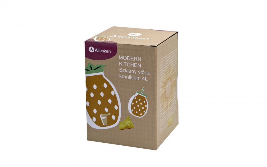 Słoik z kranem 4 L Ananas 6179