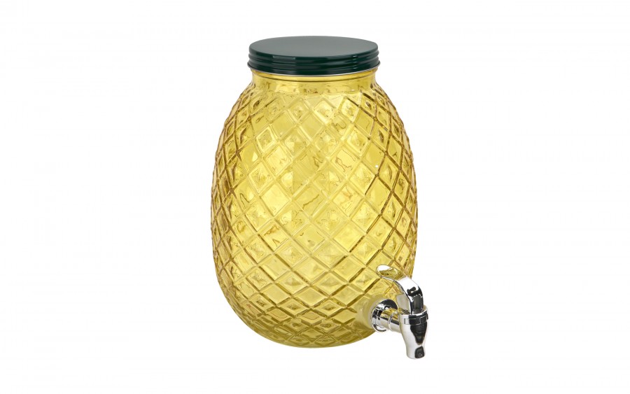 Słoik z kranem 4 L Ananas 6179