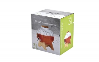 Słoik z kranem 3 L Beczułka 8647