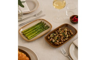 Półmisek prostokątny 19 cm Ombres Insta mix kolorów