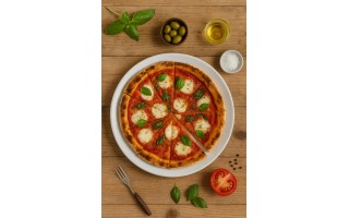 Talerz do pizzy biały 27cm Barilla