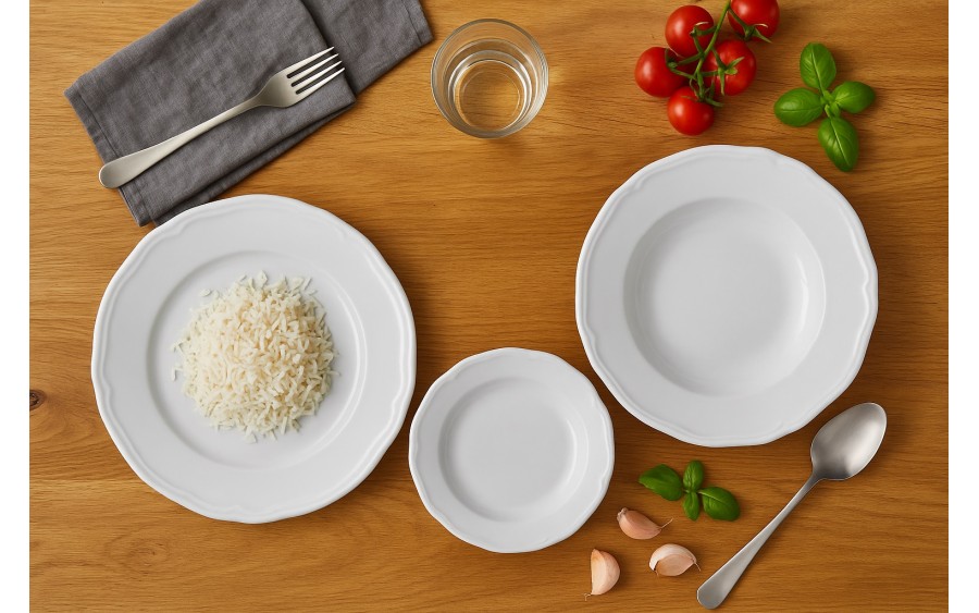 Talerz płytki 26,5cm Praga/Castel White