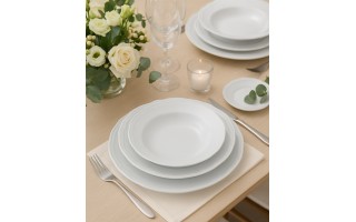 Talerz płytki 26,5cm Praga/Castel White