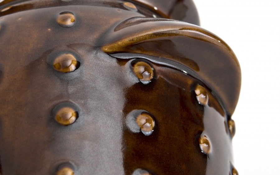 Garnek ceramiczny 2,5 L brąz 3453