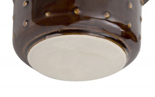Garnek ceramiczny 2,5 L brąz 3453