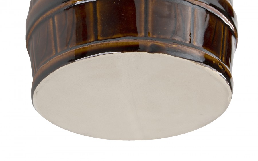 Beczka ceramiczna 3 L hermetyczna brąz