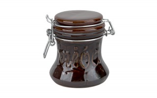 Pojemnik ceramiczny na miód 300 ml Brązowy 3330