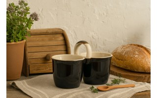 Kubek kamionkowy bliźniak 2 x 0,5 L