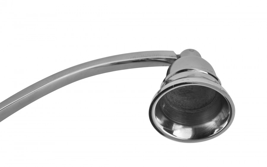 Gaśnik do świec srebrny metalowy 31cm