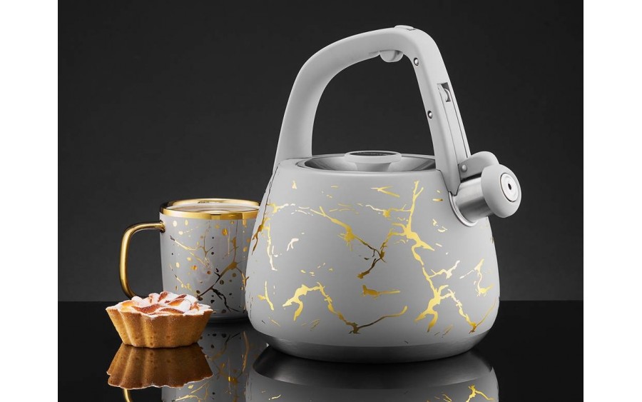 Czajnik tradycyjny 2,3 L Tower Marble szary