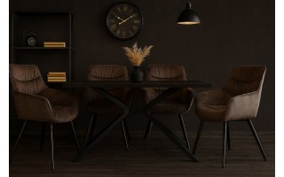 Krzesło Clip brązowe