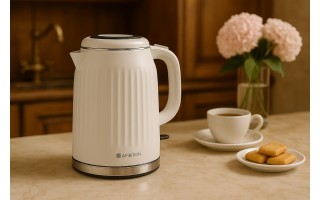 Czajnik elektryczny 1,7 L Vintage biały