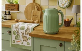 Czajnik elektryczny 1,7 L Vintage szałwiowy