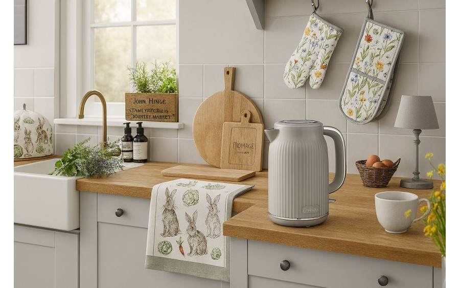 Czajnik elektryczny 1,7 L Vintage szary