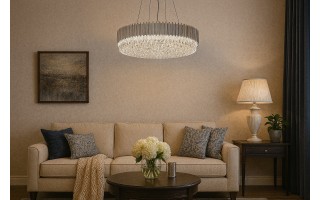 Lampa wisząca kryształowa Stic Chrome 60181/32