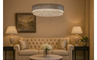 Lampa wisząca kryształowa Stic Chrome 60181/32