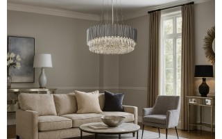 Lampa wisząca kryształowa Stic Chrome 60181/13