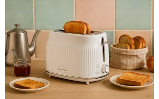 Toster na dwie kromki AMBITION ELECTRO VINTAGE biały
