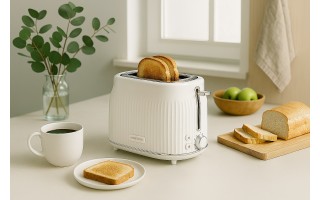 Toster na dwie kromki AMBITION ELECTRO VINTAGE biały