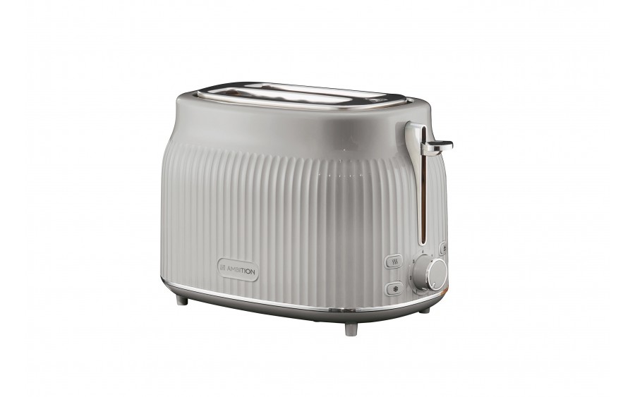 Toster na dwie kromki AMBITION ELECTRO VINTAGE szary