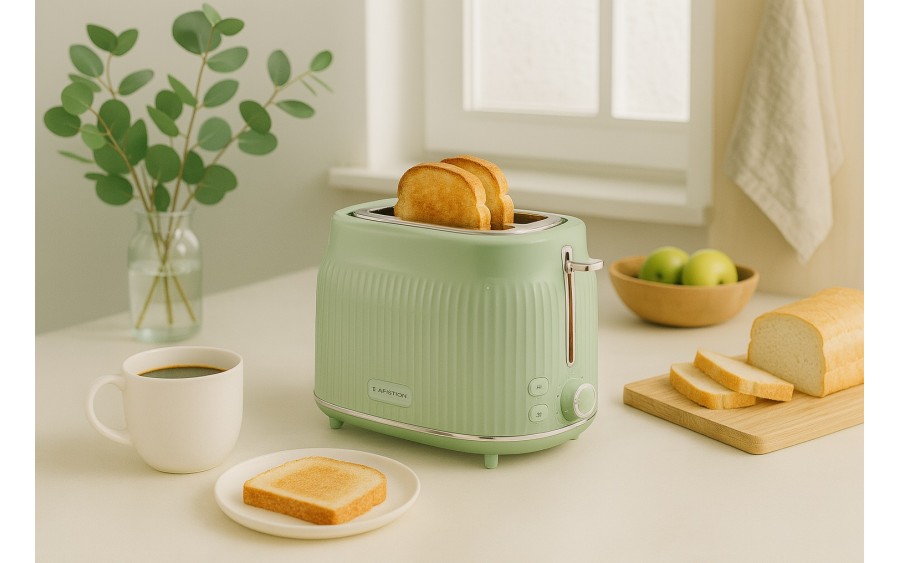 Toster na dwie kromki AMBITION ELECTRO VINTAGE szałwiowy