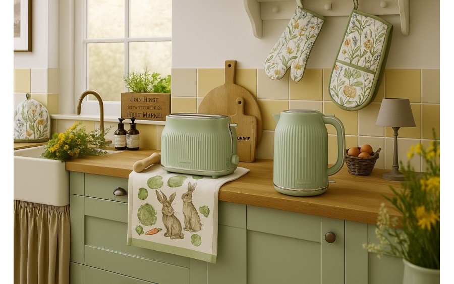 Toster na dwie kromki AMBITION ELECTRO VINTAGE szałwiowy