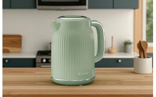 Czajnik elektryczny 1,7 L Vintage szałwiowy