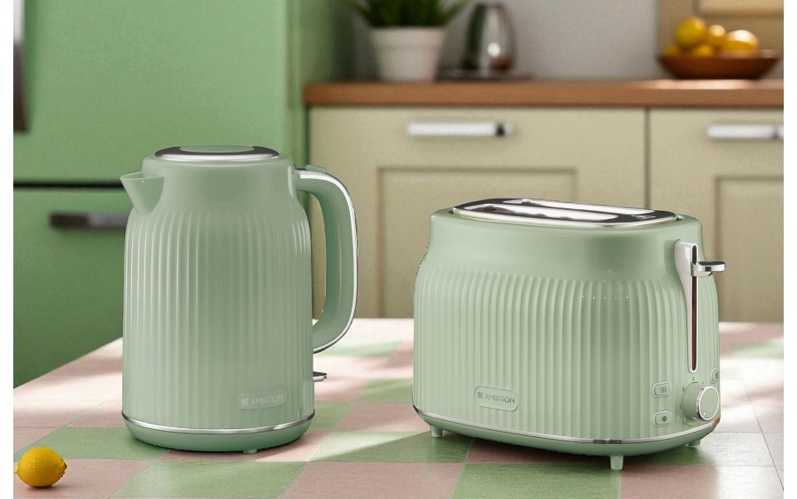 Toster na dwie kromki AMBITION ELECTRO VINTAGE szałwiowy